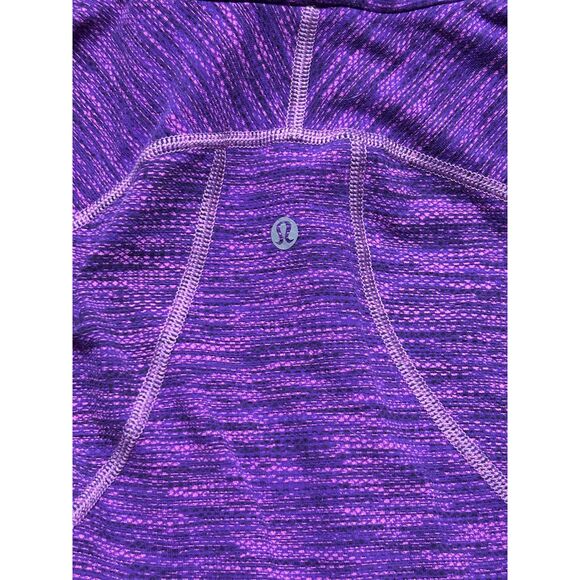 Lululemon, Women's Zip Up Jacket, Hustle in Your Bustle, Pink & Purple, Size 4 - Picture 6 of 9